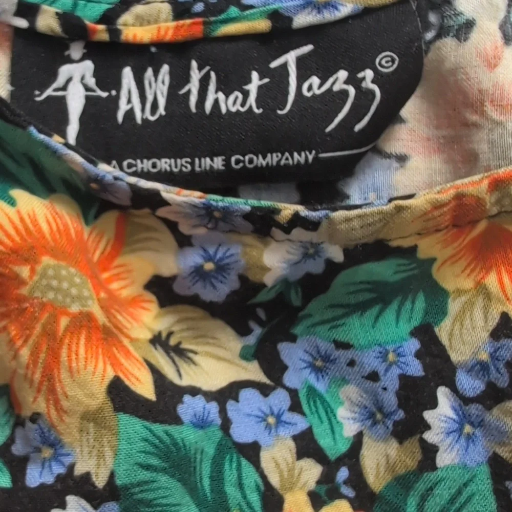 All that Jazz Yellow - VINTAGE 90s Sunflower Maxi Dress - Picture 3 of 5